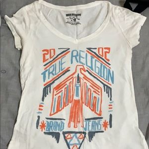 Women True Religion V-neck T-shirt